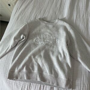 White Fox Boutique Gray Sporty Sweatshirt